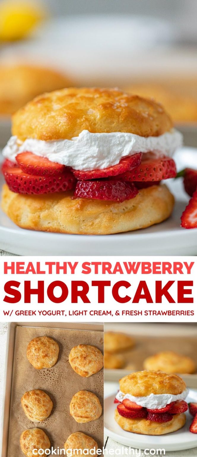 Healthy Strawberry Shortcake Recipe 2 Ing Dough Cooking Made Healthy