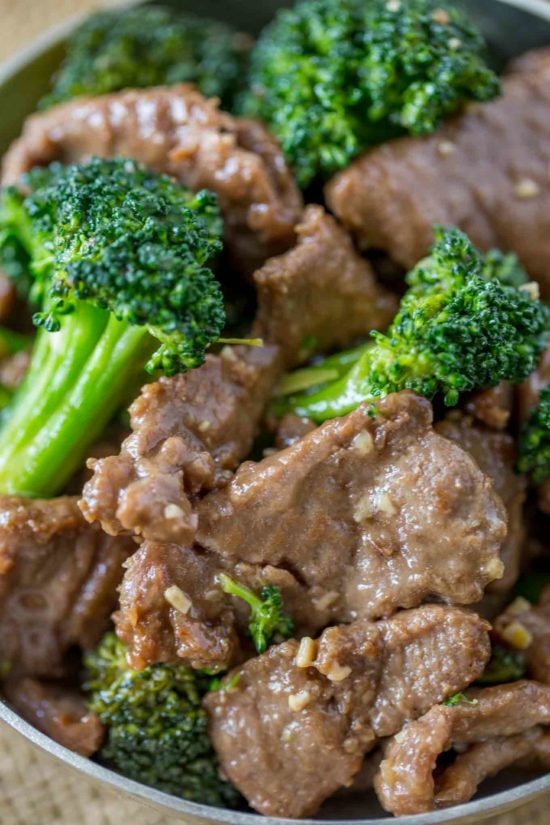 Beef and Broccoli in bowl