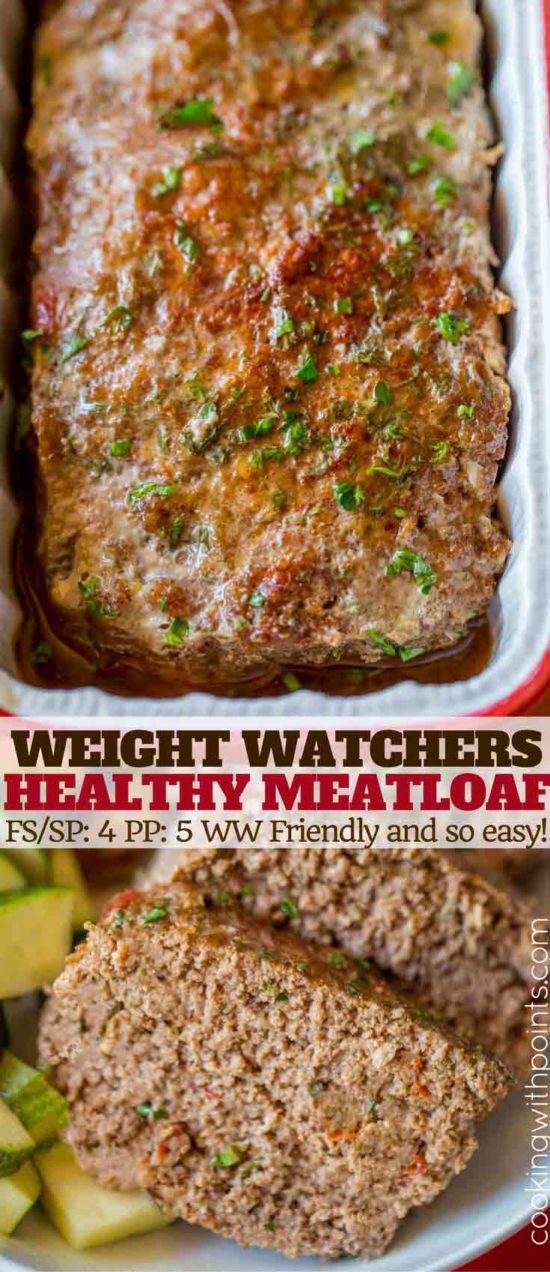 Weight Watchers Healthy Beef Meatloaf