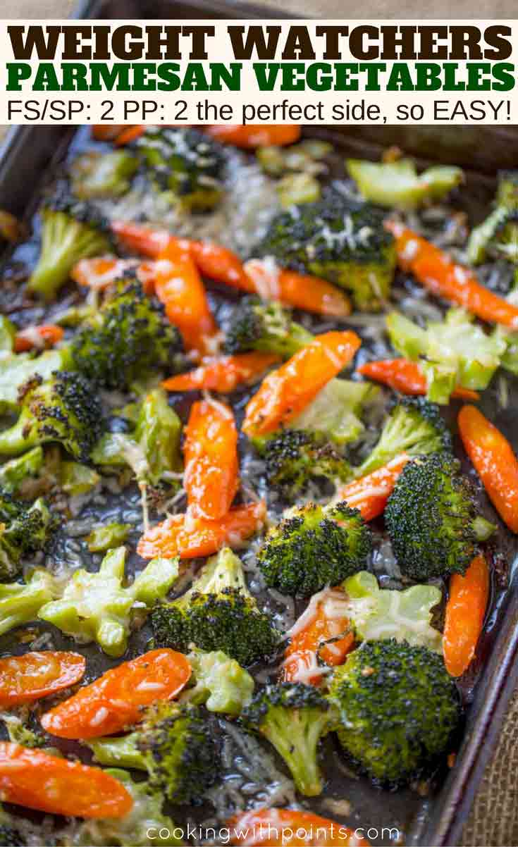 Parmesan Roasted Broccoli and Carrots