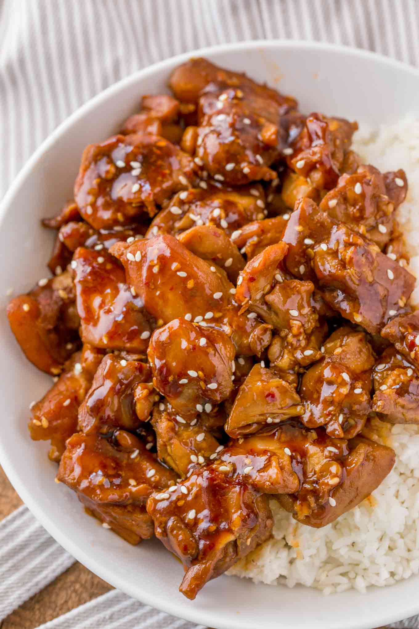 Skinny Sesame Chicken Cooking Made Healthy