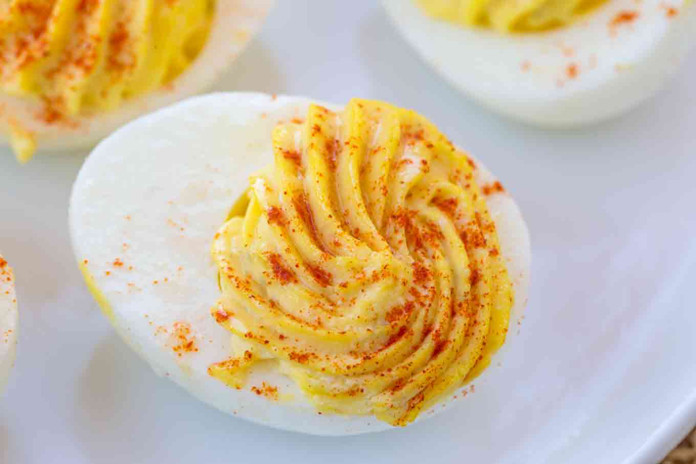 Skinny Deviled Eggs ~ Cooking Made Healthy