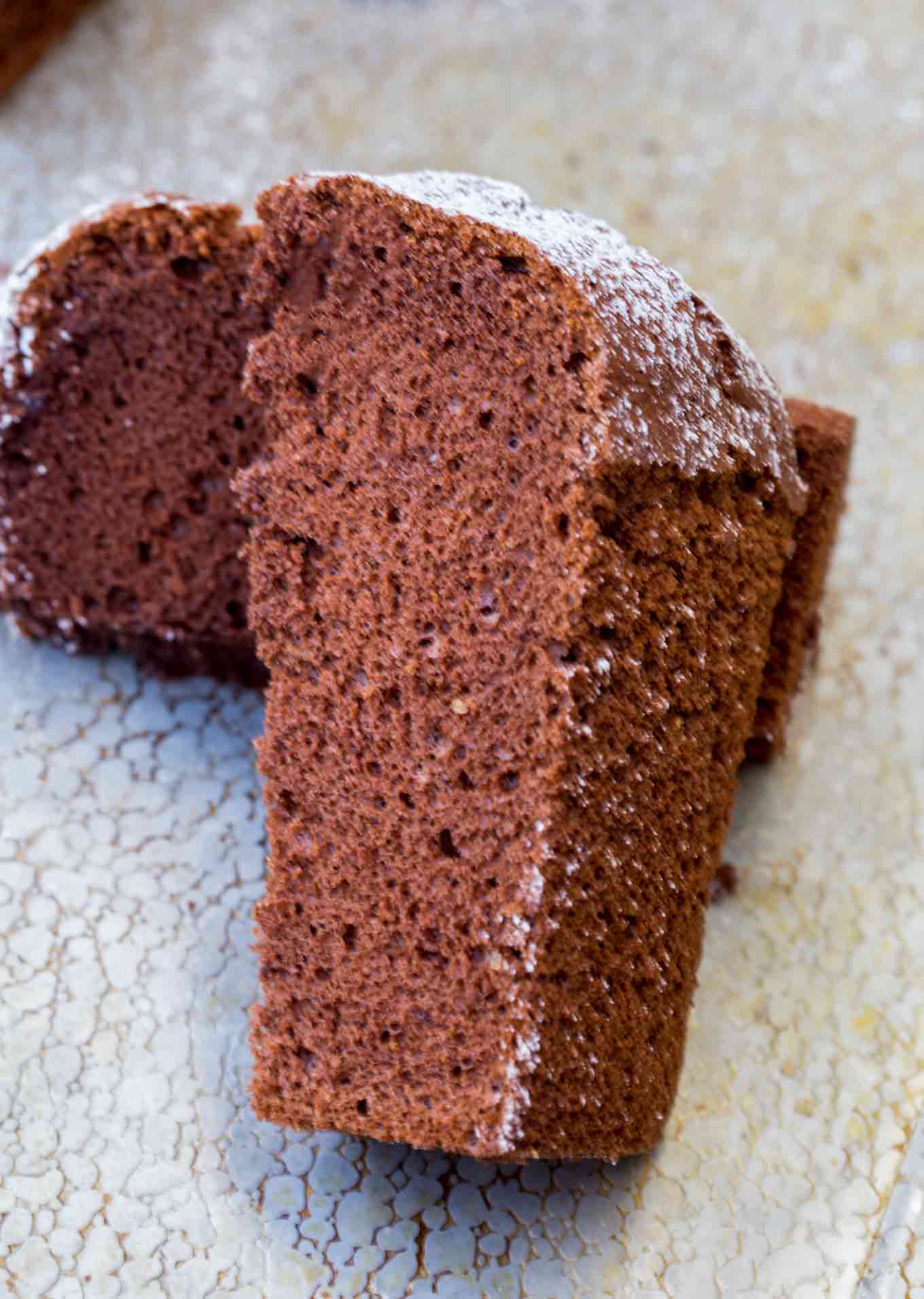 Flourless Weight Watchers Chocolate Cake slices