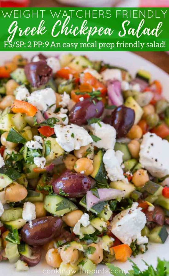 Greek Chickpea Salad - Cooking Made Healthy