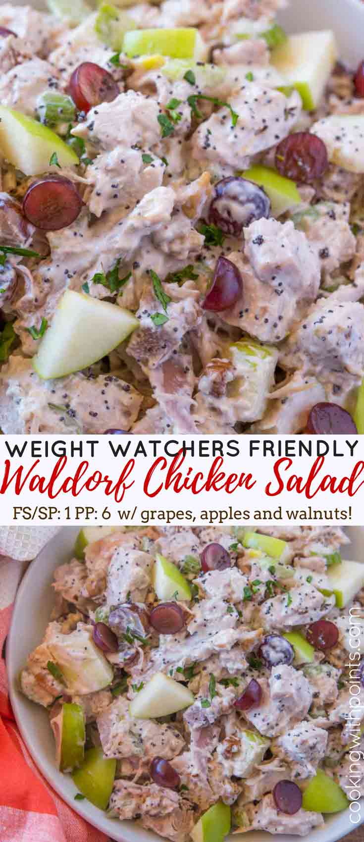 Healthy Waldorf Chicken Salad