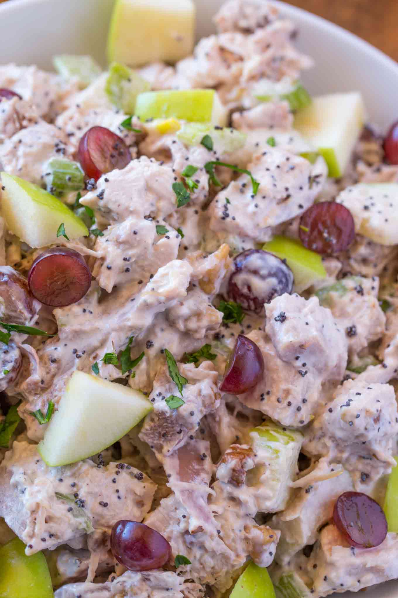 Healthy Waldorf Chicken Salad