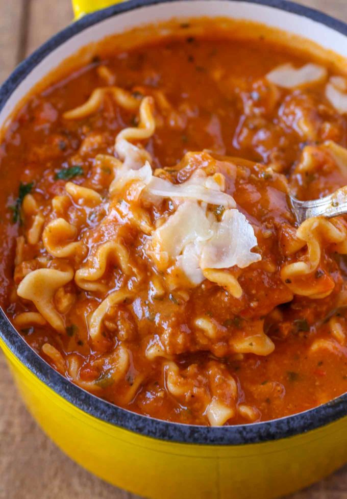 Easy Lasagna Soup