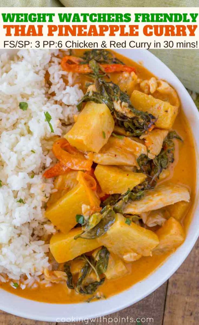Thai Pineapple Curry with Red Curry