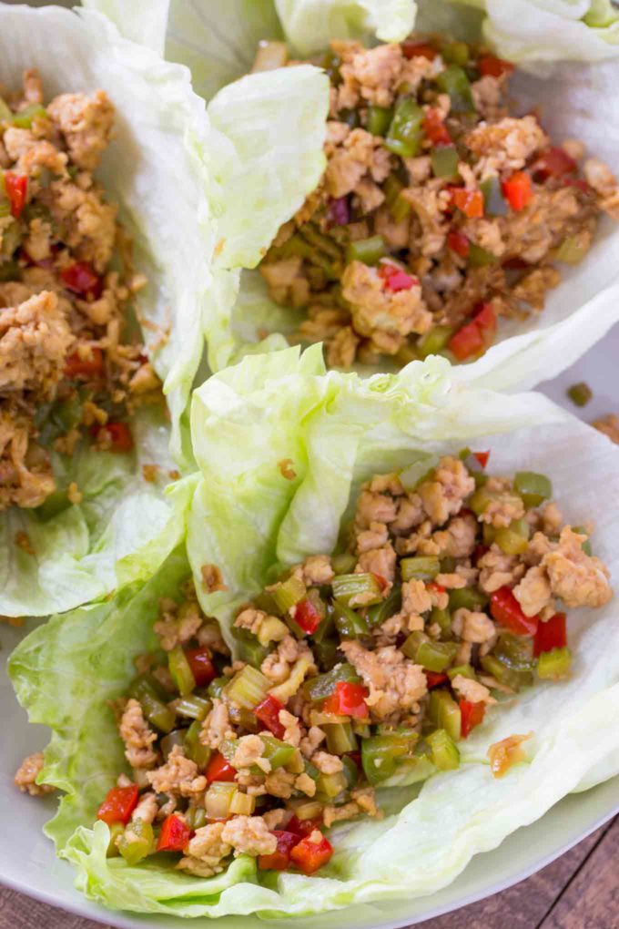 Thai Turkey Lettuce Wraps Recipe