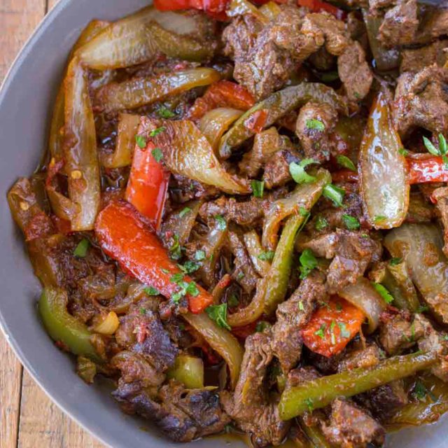 Beef Fajitas with Bell Peppers