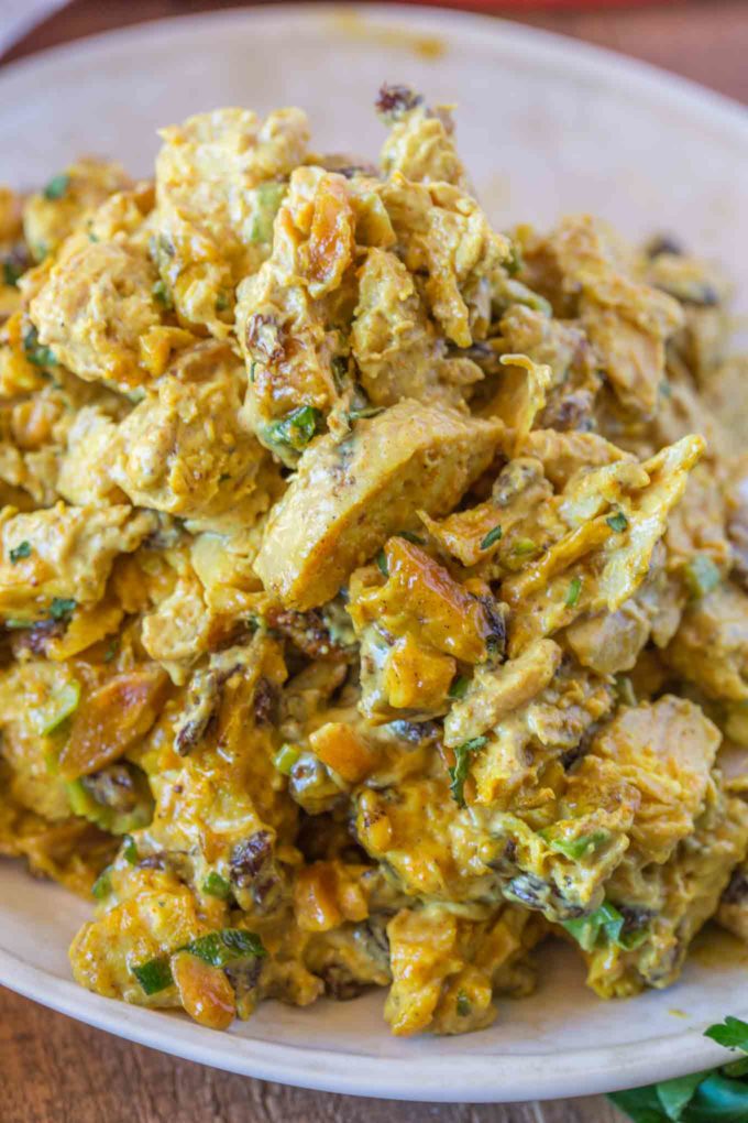 Curry Chicken Salad with Mango