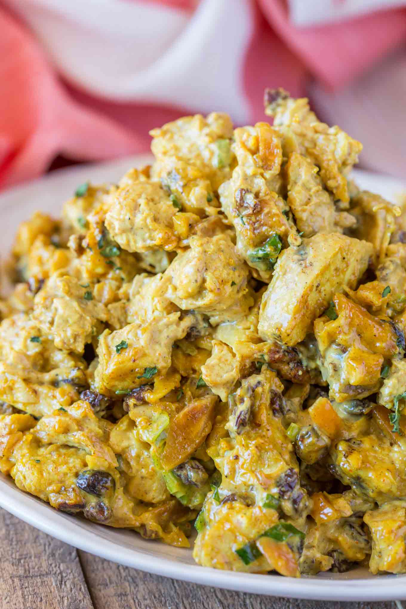 Curried Chicken Salad with Spicy Mango Chutney - Cotter Crunch