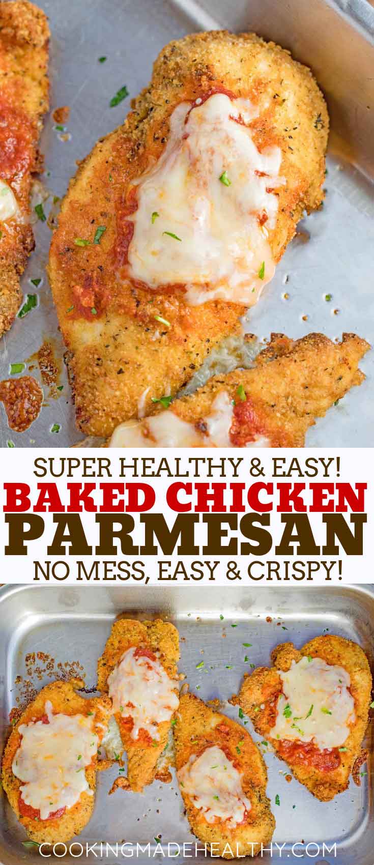 Featured image of post How to Make Baked Chicken Parmesan No Breading