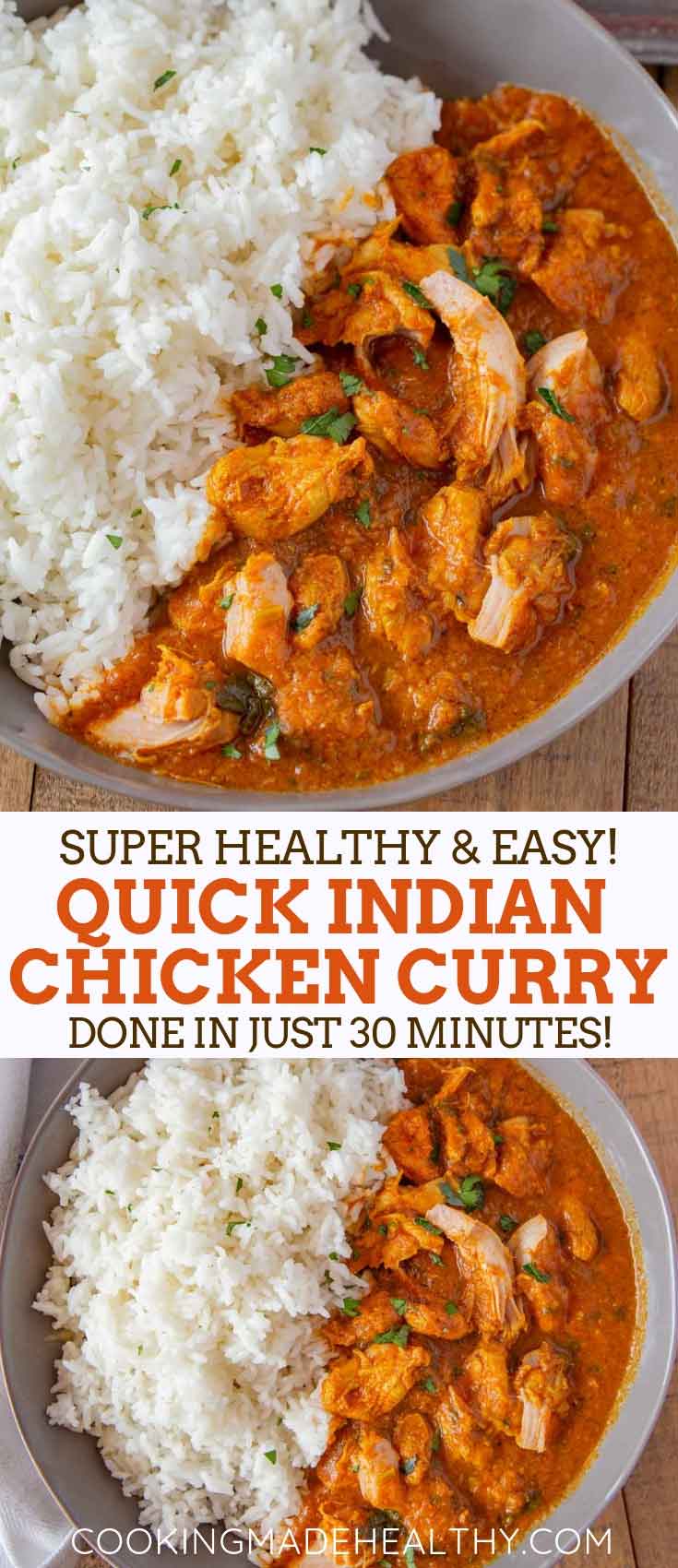 Indian Chicken Curry - Cooking Made Healthy