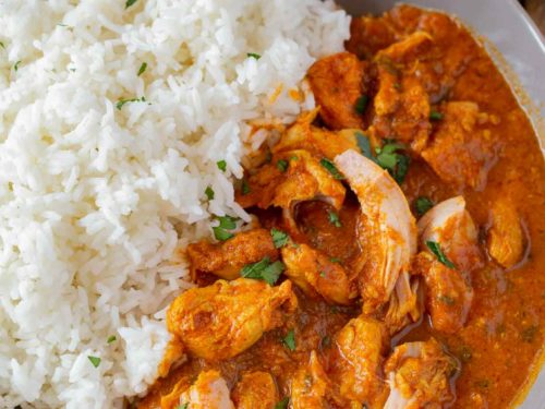 chicken curry and rice