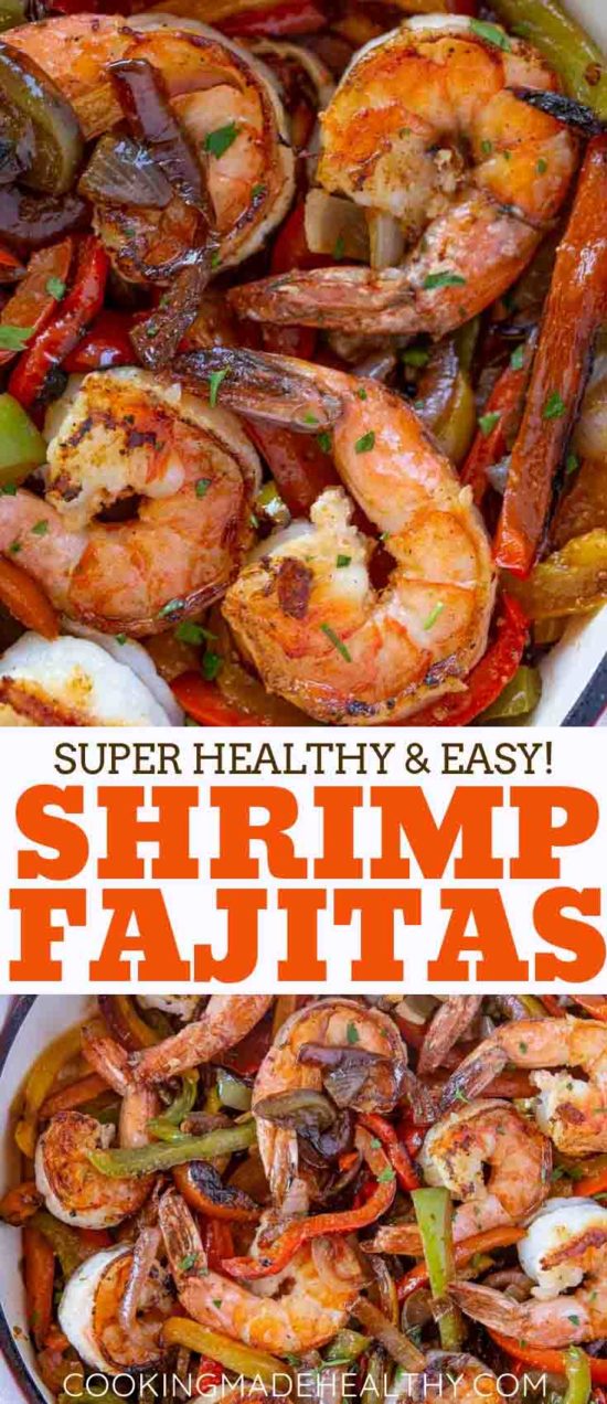 Shrimp Fajitas - Cooking Made Healthy