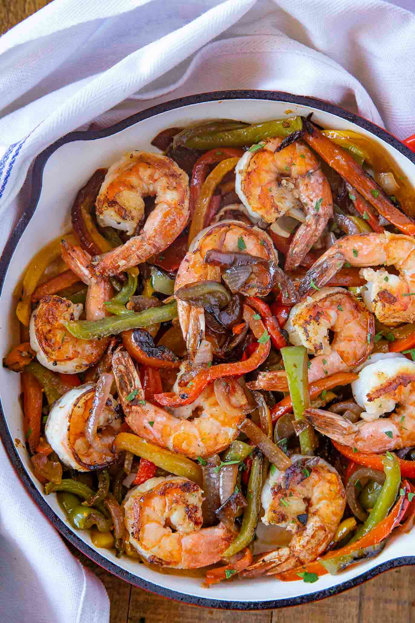 Shrimp Fajitas - Cooking Made Healthy