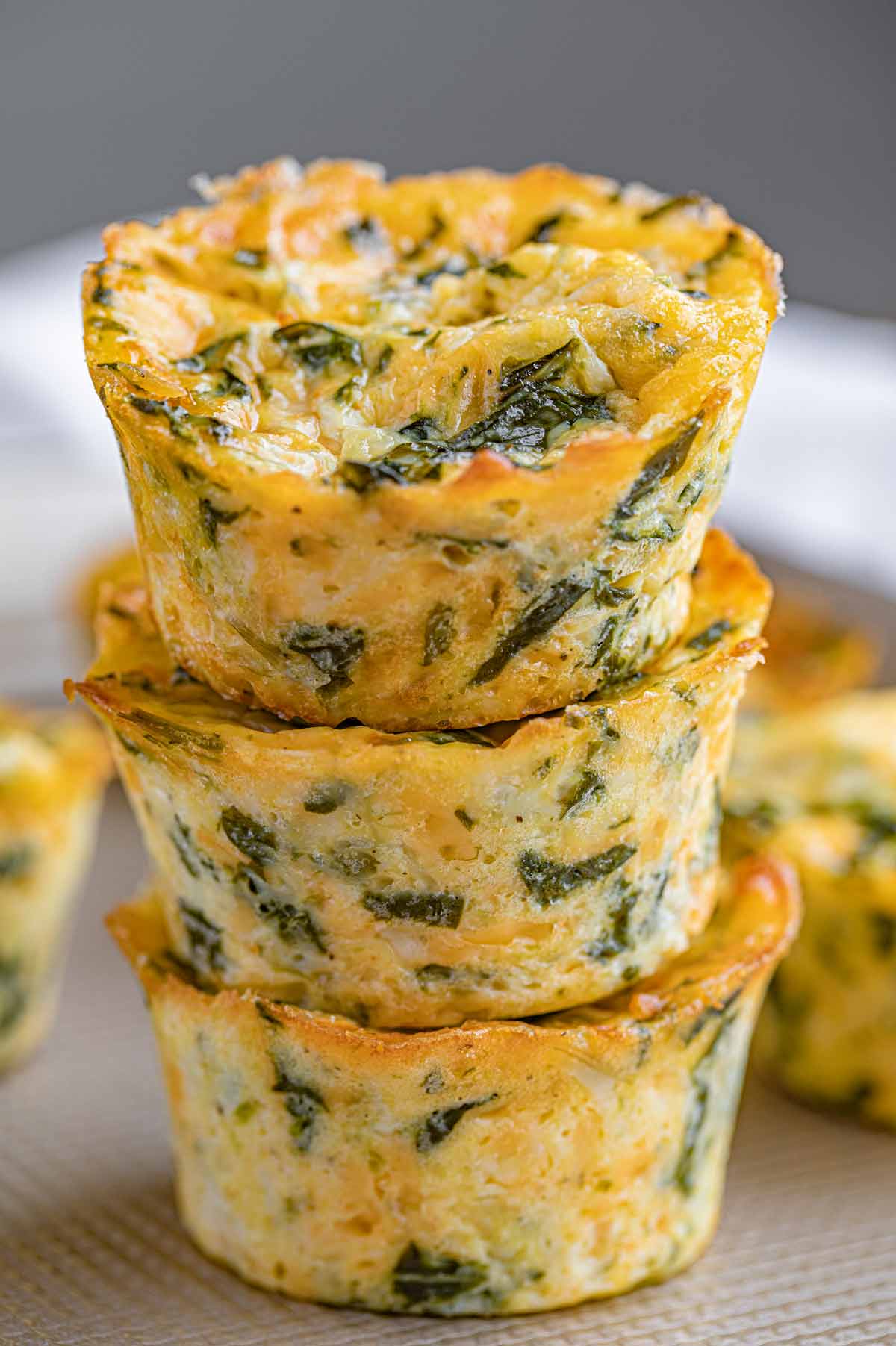 Mini Spinach Frittatas (With Parmesan Cheese) - Cooking Made Healthy