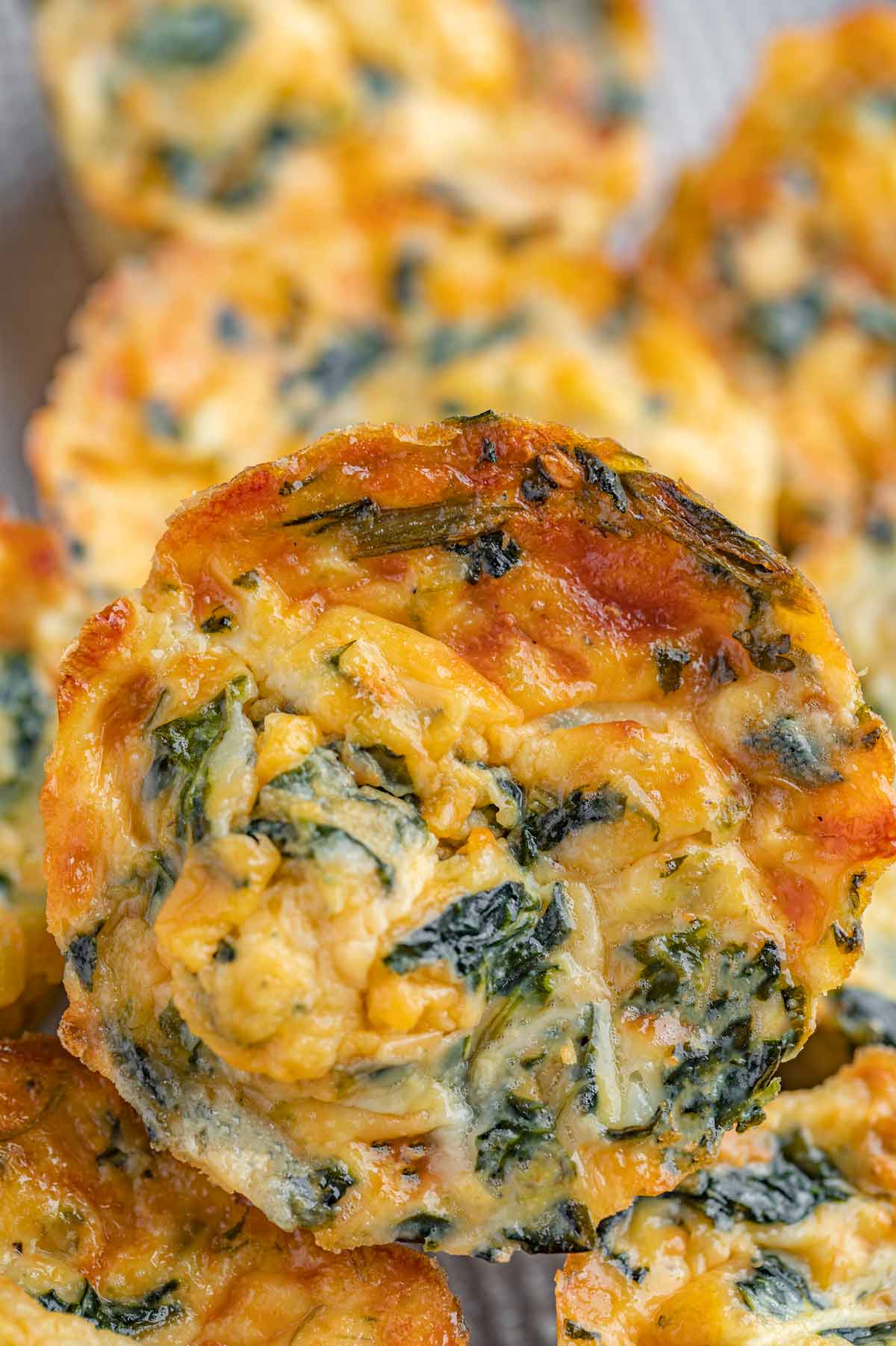 Mini Spinach Frittatas (With Parmesan Cheese) - Cooking Made Healthy