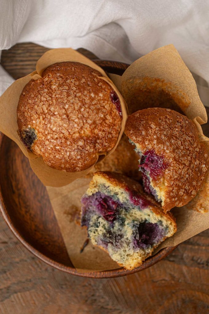 Skinny Blueberry Muffins