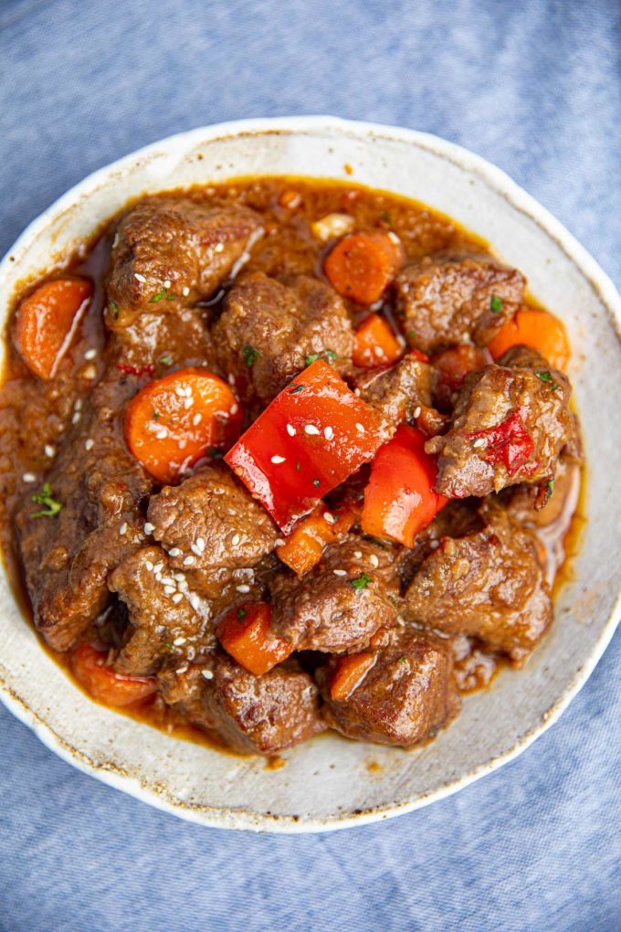 Korean Beef Stew from top