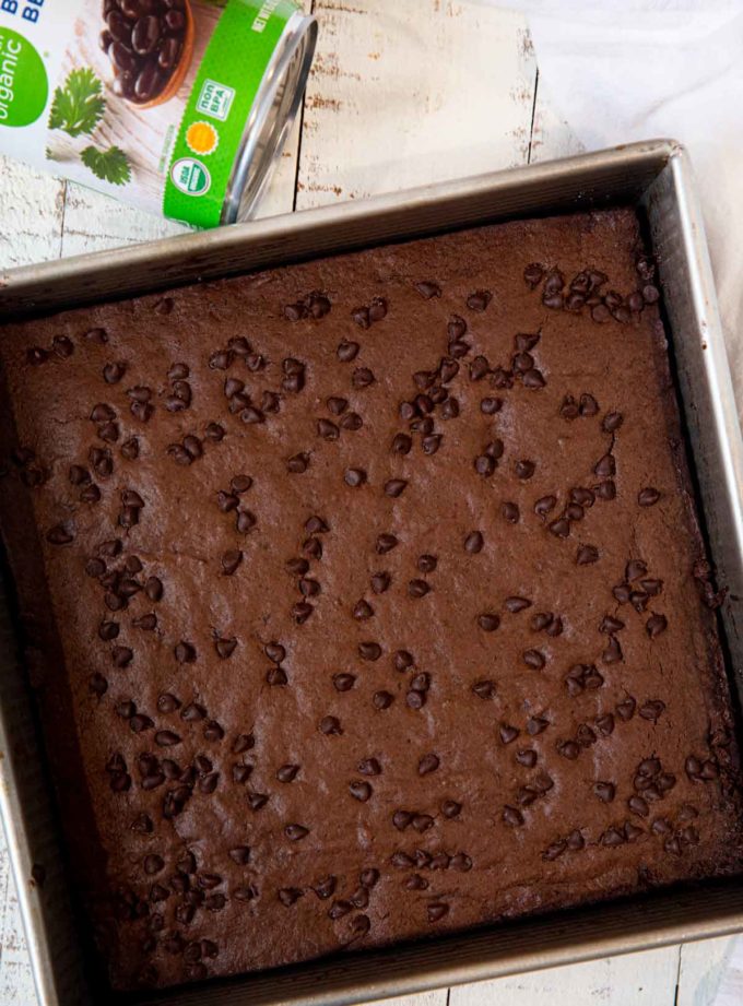 Tray of Black Bean Brownies