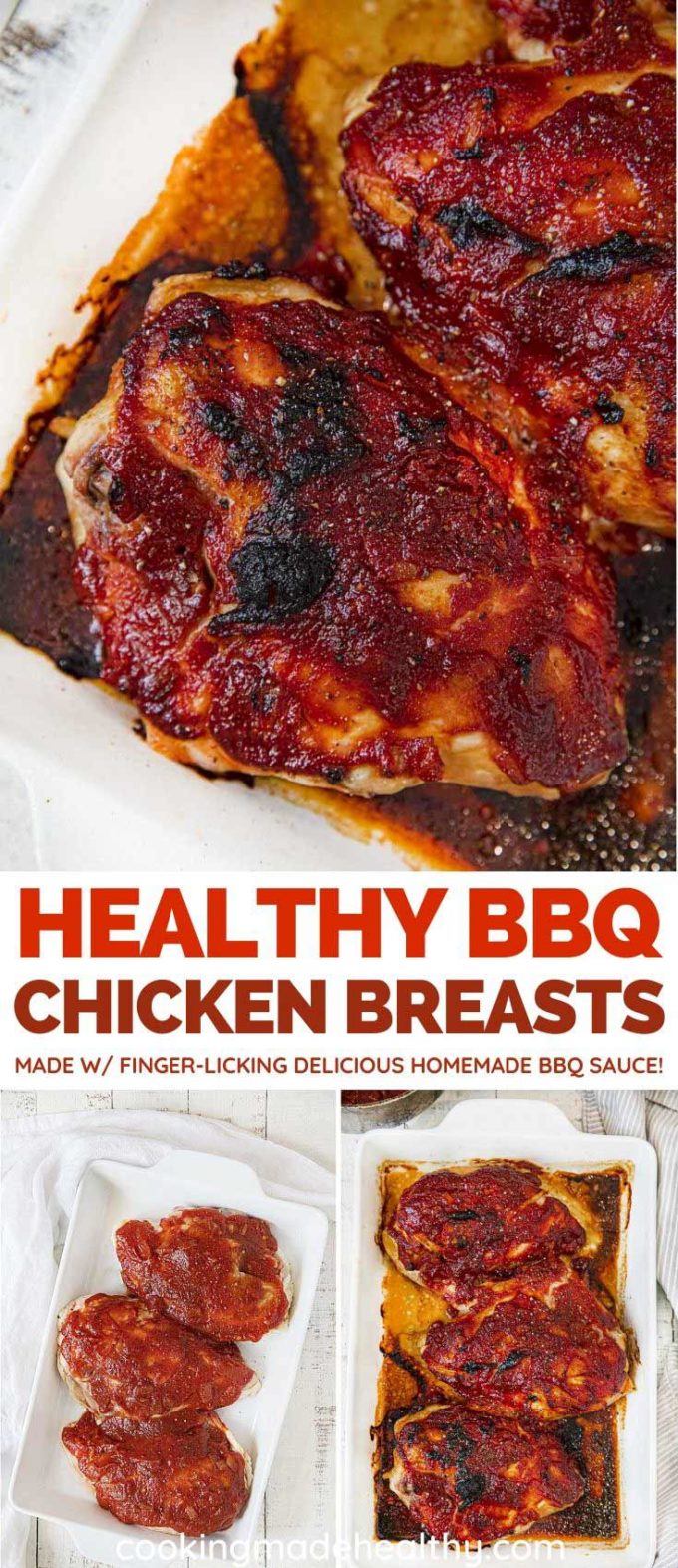 BBQ bakad kyckling Collage