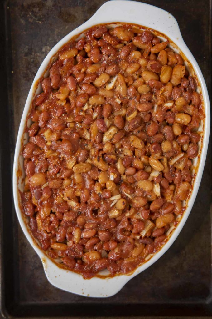 Healthier Baked Beans with no ketchup