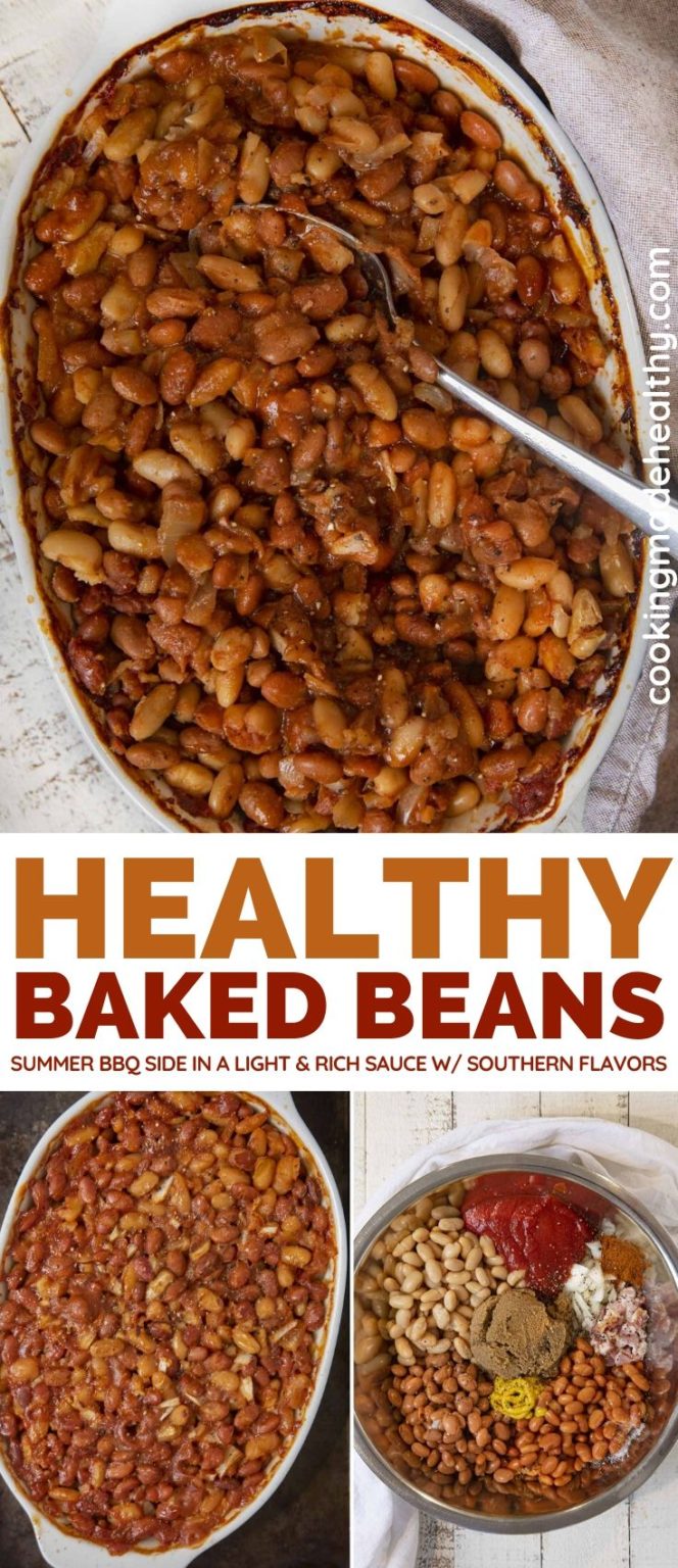 Healthy Baked Beans Recipe (No Ketchup!) - Cooking Made Healthy