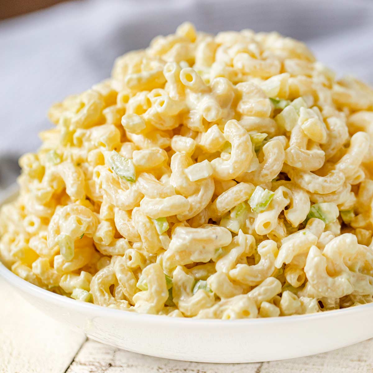 Easy Healthy Macaroni Salad (Greek Yogurt Dressing) - Cooking Made Healthy