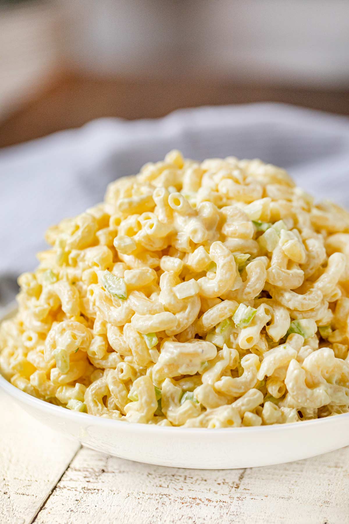 Easy Healthy Macaroni Salad (Greek Yogurt Dressing) - Cooking Made Healthy