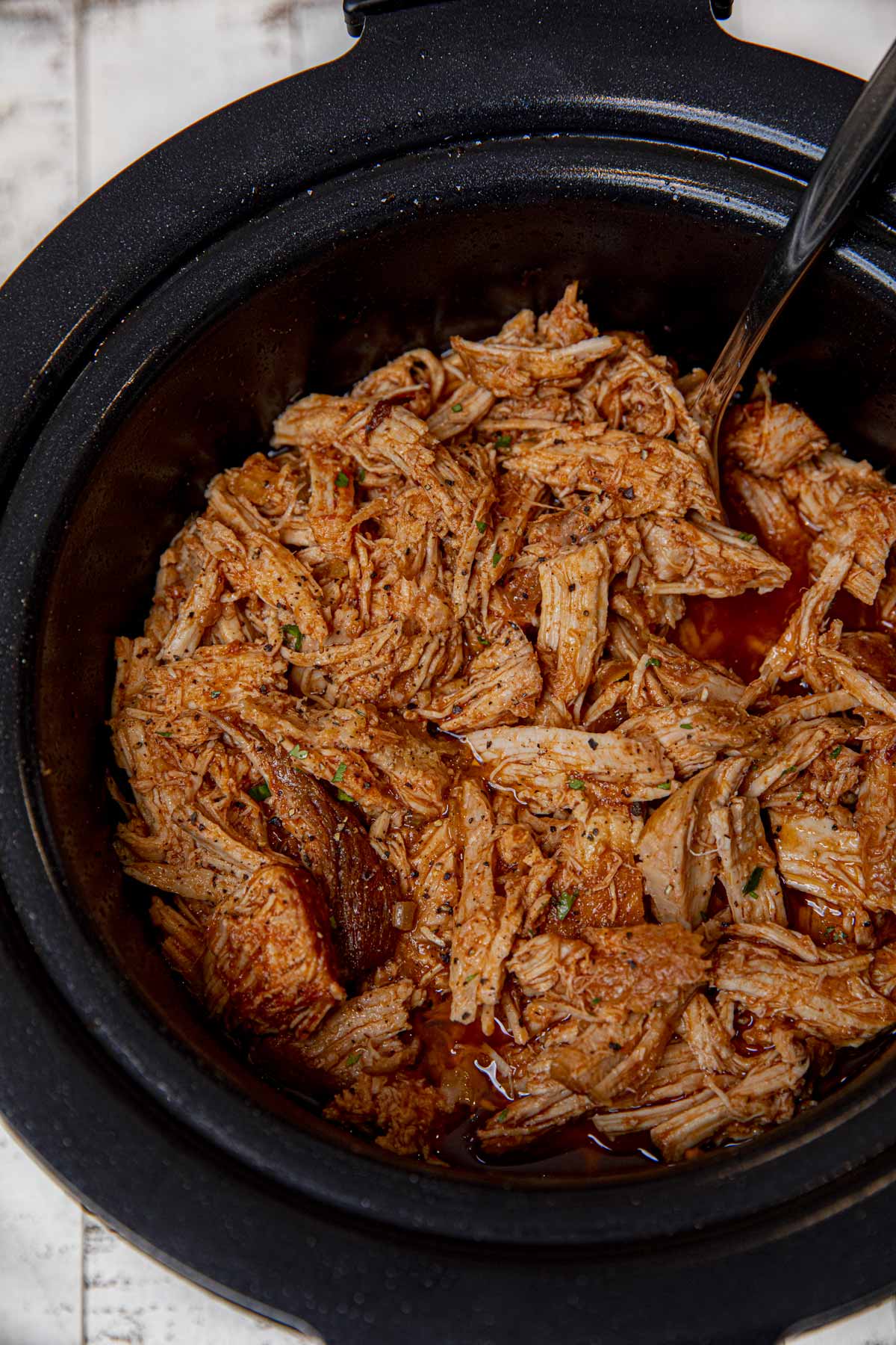 Slow Cooker Healthy BBQ Pork