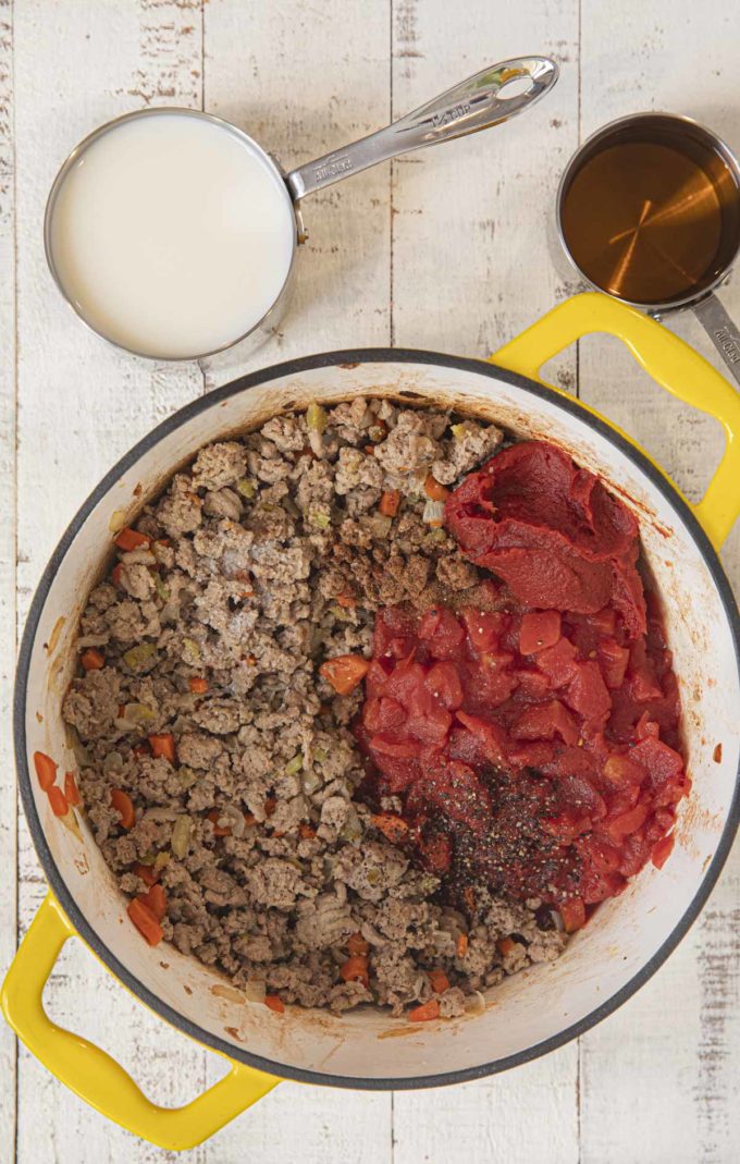 Turkey Bolognese Ingredients