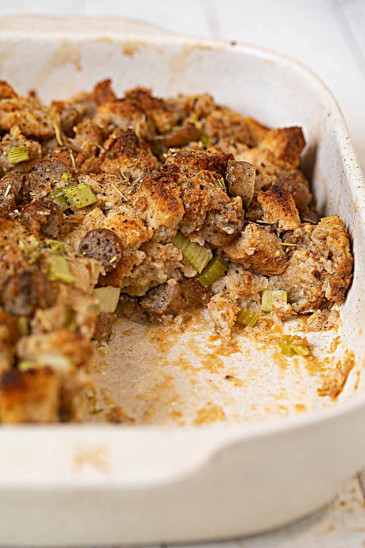 Whole Wheat Chicken Sausage Stuffing Recipe - Cooking Made Healthy