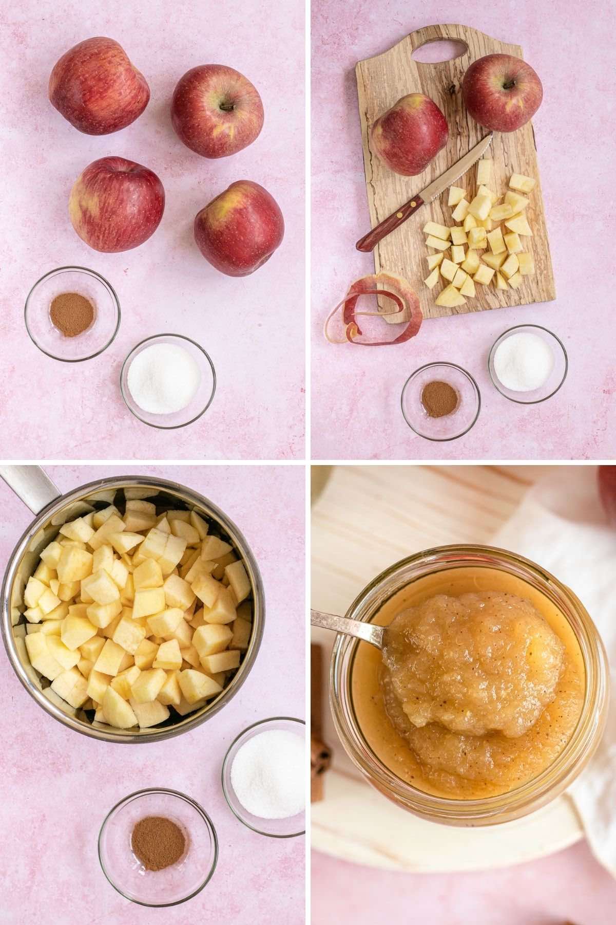 Applesauce collage