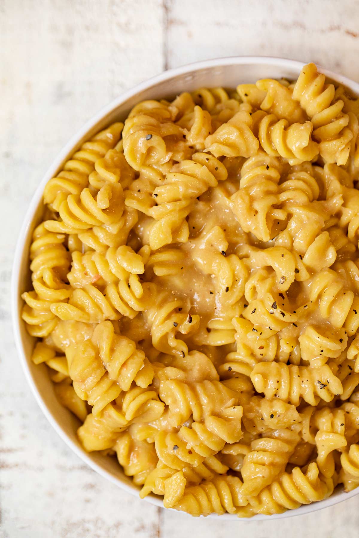 Creamy White Bean Pasta in bowl