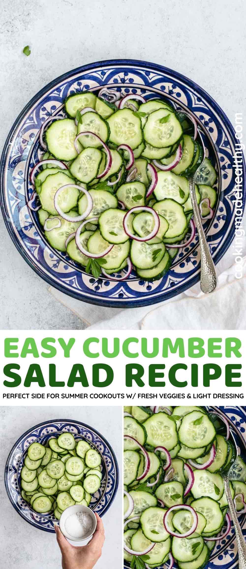 Cucumber Salad collage