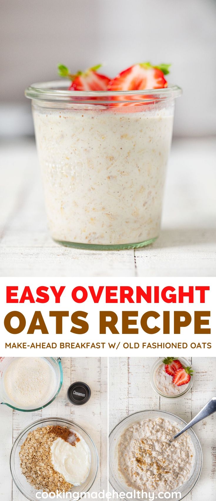 Easy Overnight Oats - Momcrieff