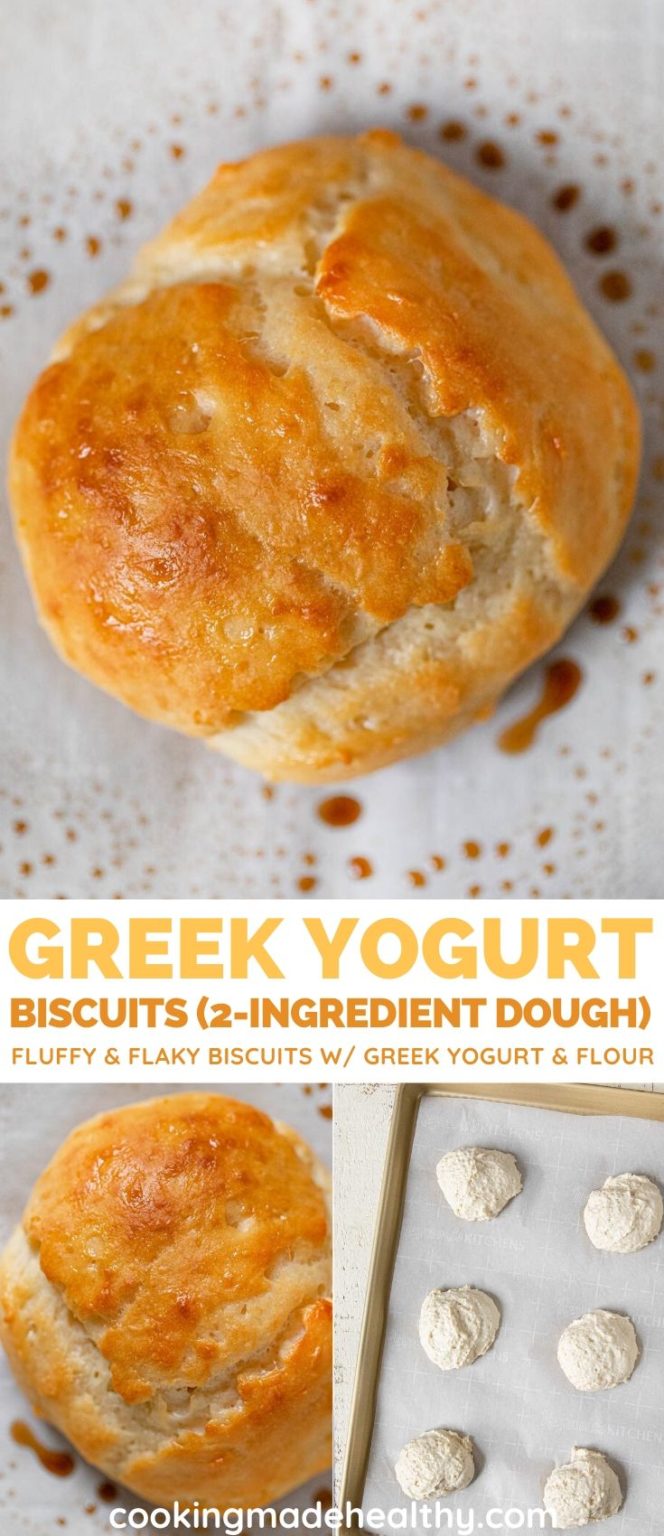 Greek Yogurt Biscuits 2 Ingredient Dough Recipe Cooking Made Healthy 8329