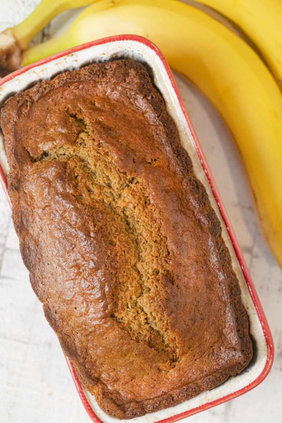 Whole Wheat Banana Bread (1-Bowl, So Easy!) - Cooking Made Healthy