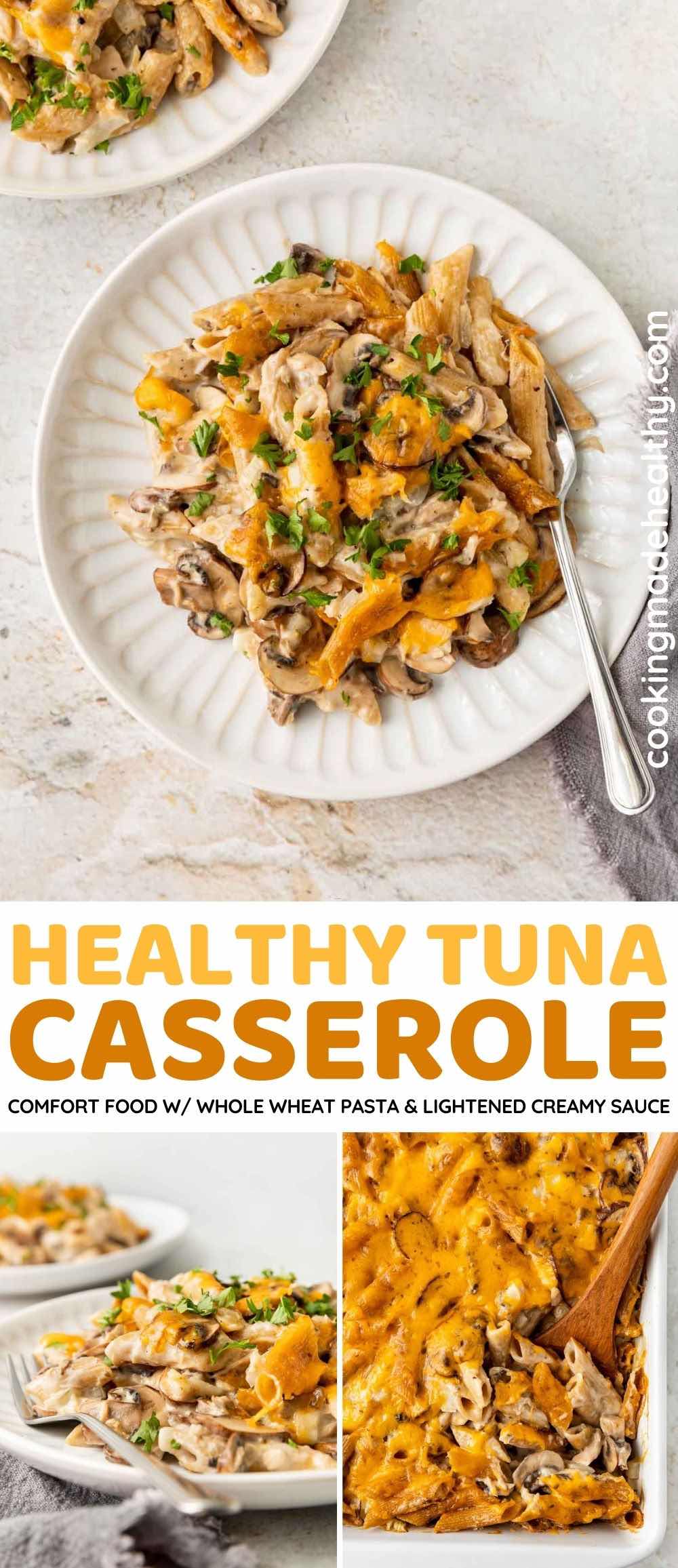 Healthy Tuna Casserole Collage
