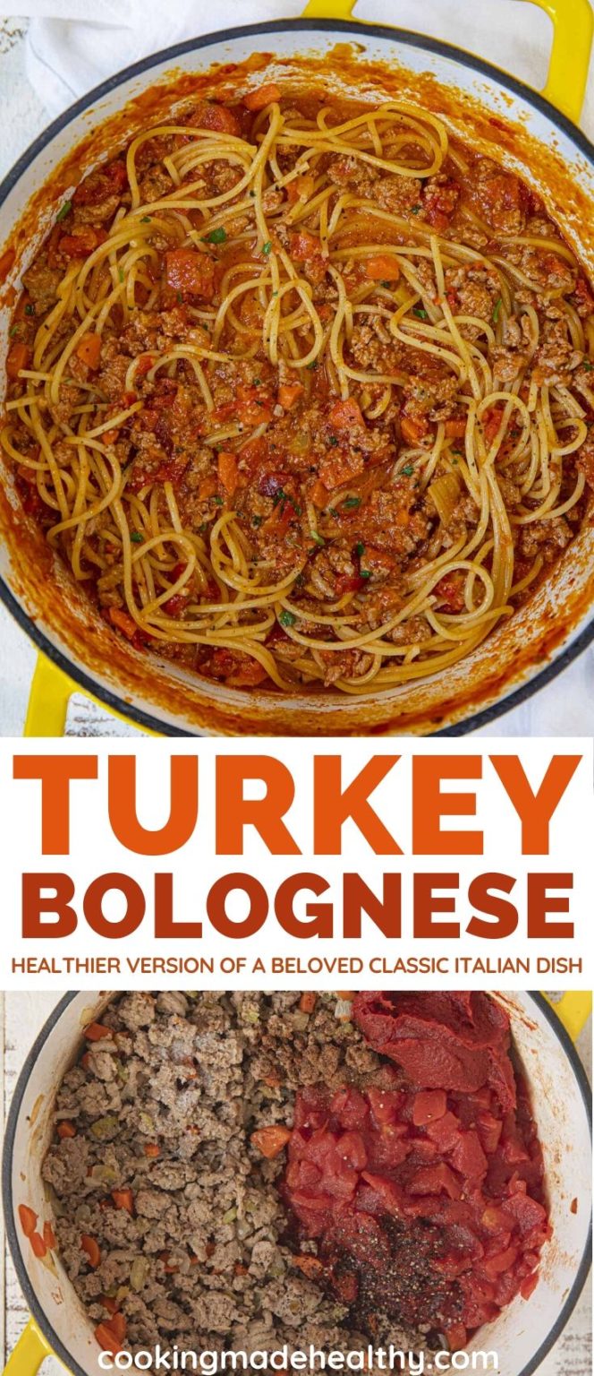 Healthy Turkey Bolognese Recipe - Cooking Made Healthy