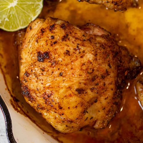 Chili Lime Chicken in pan
