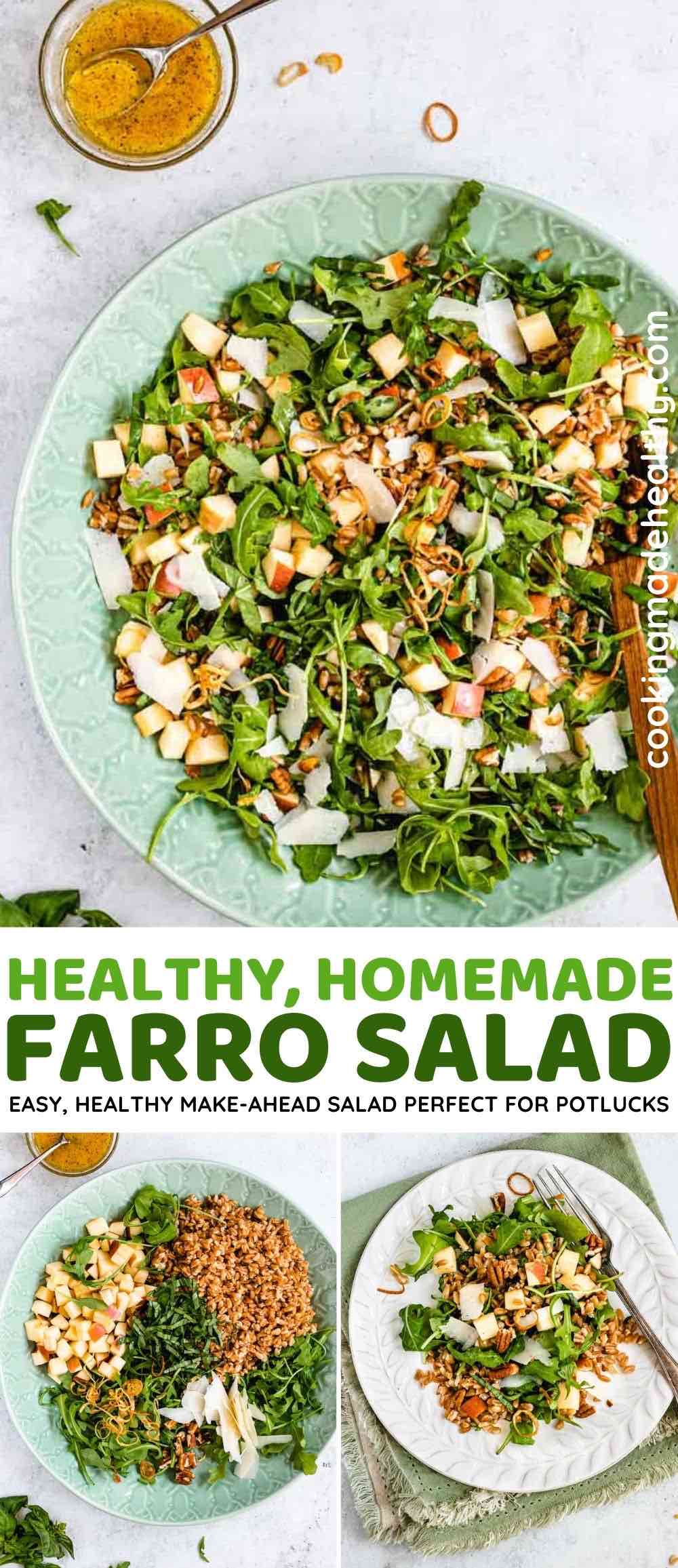Farro Salad collage