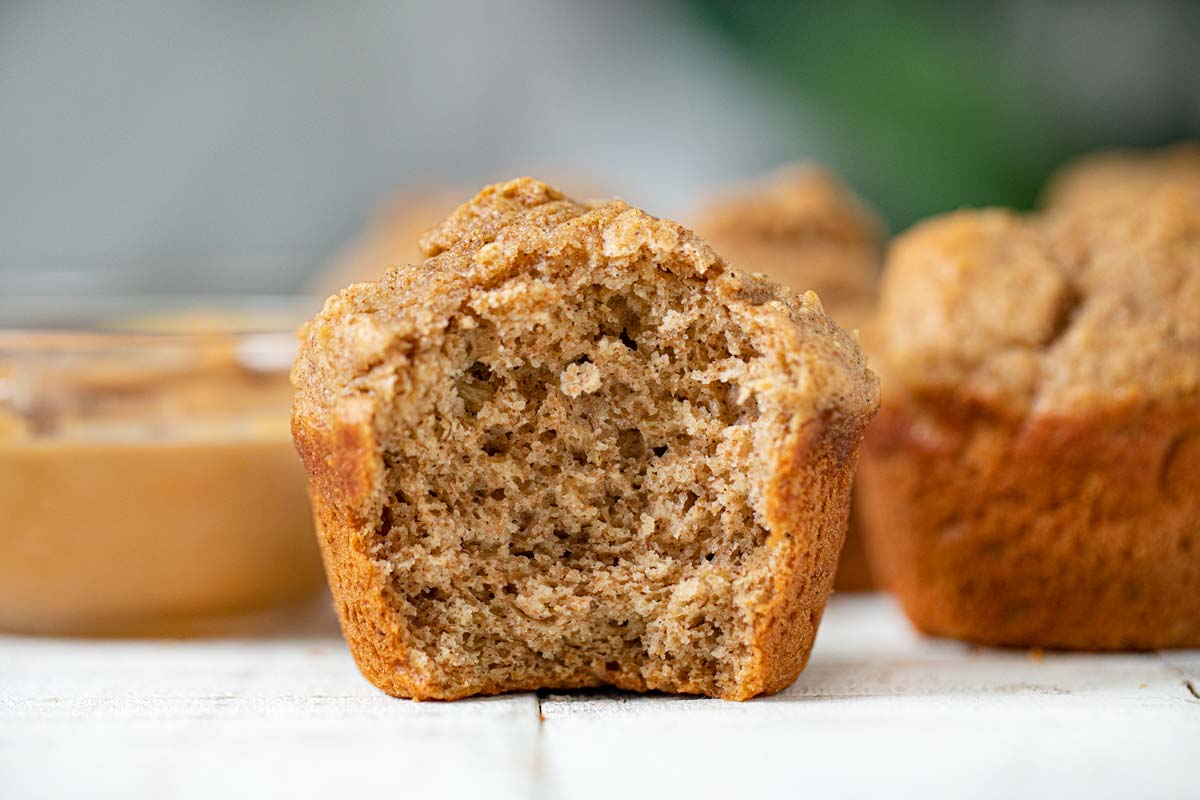 Healthy Peanut Butter Banana Muffins