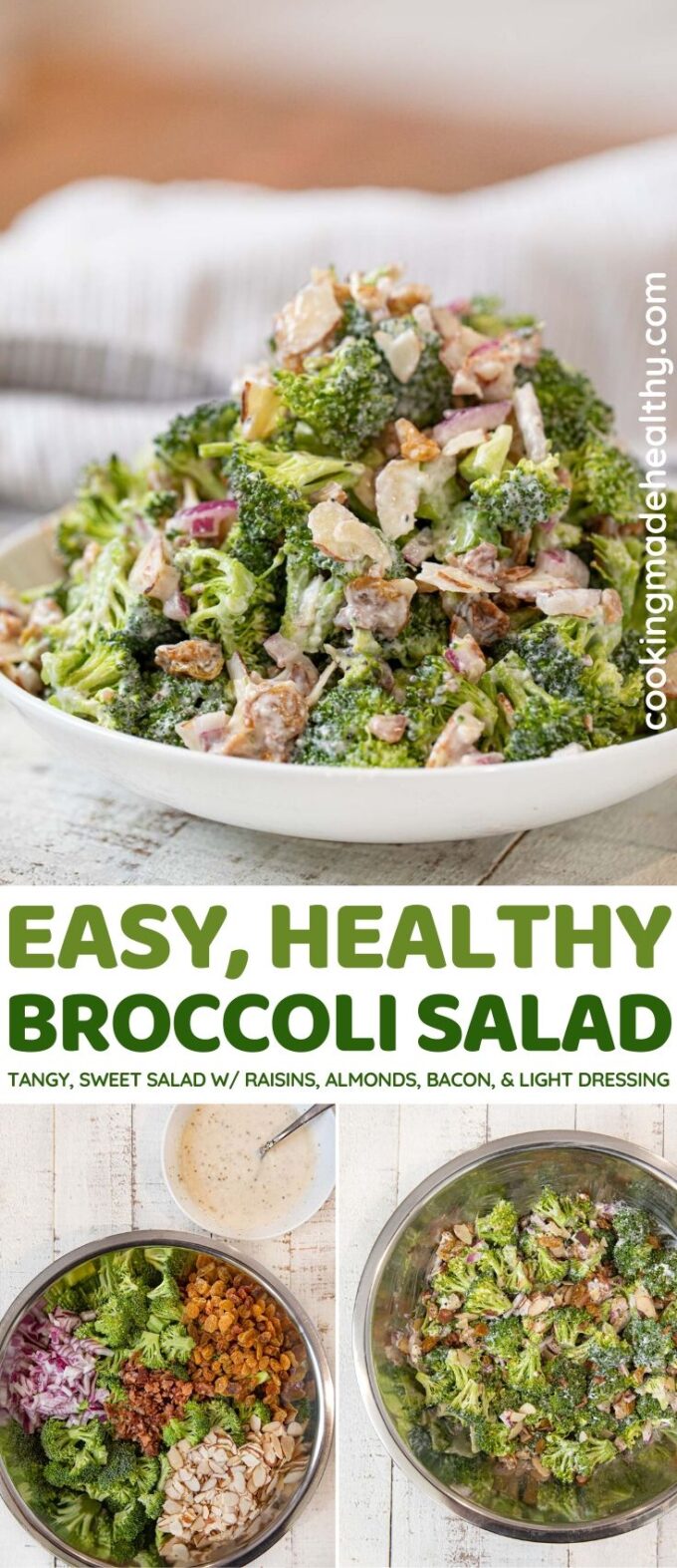 Healthy Broccoli Salad recipe - Cooking Made Healthy