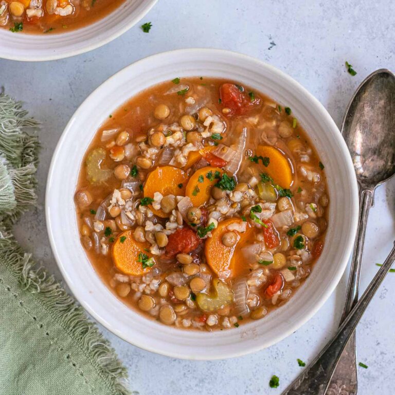 Lentil Rice Soup Recipe- Cooking Made Healthy