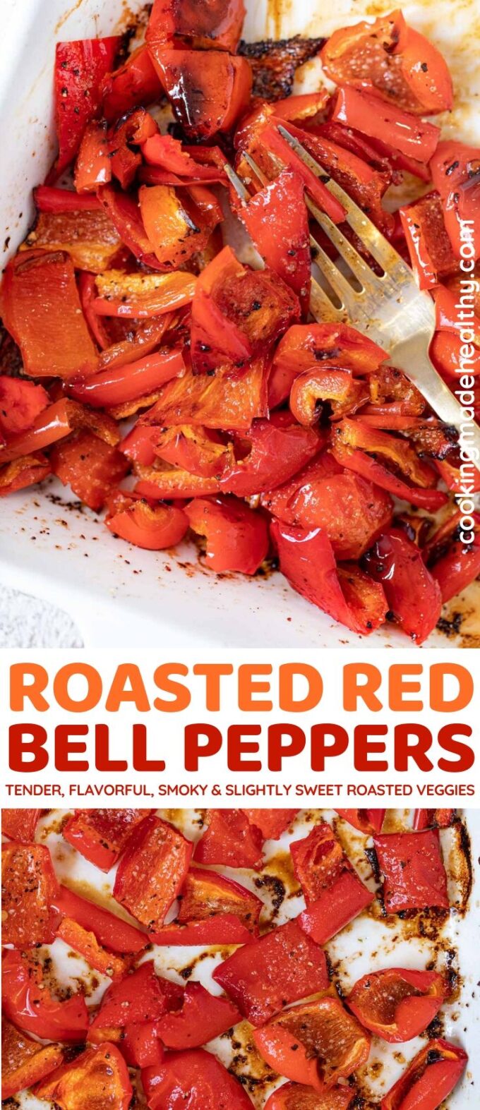 Roasted Red Bell Peppers Recipe - Cooking Made Healthy