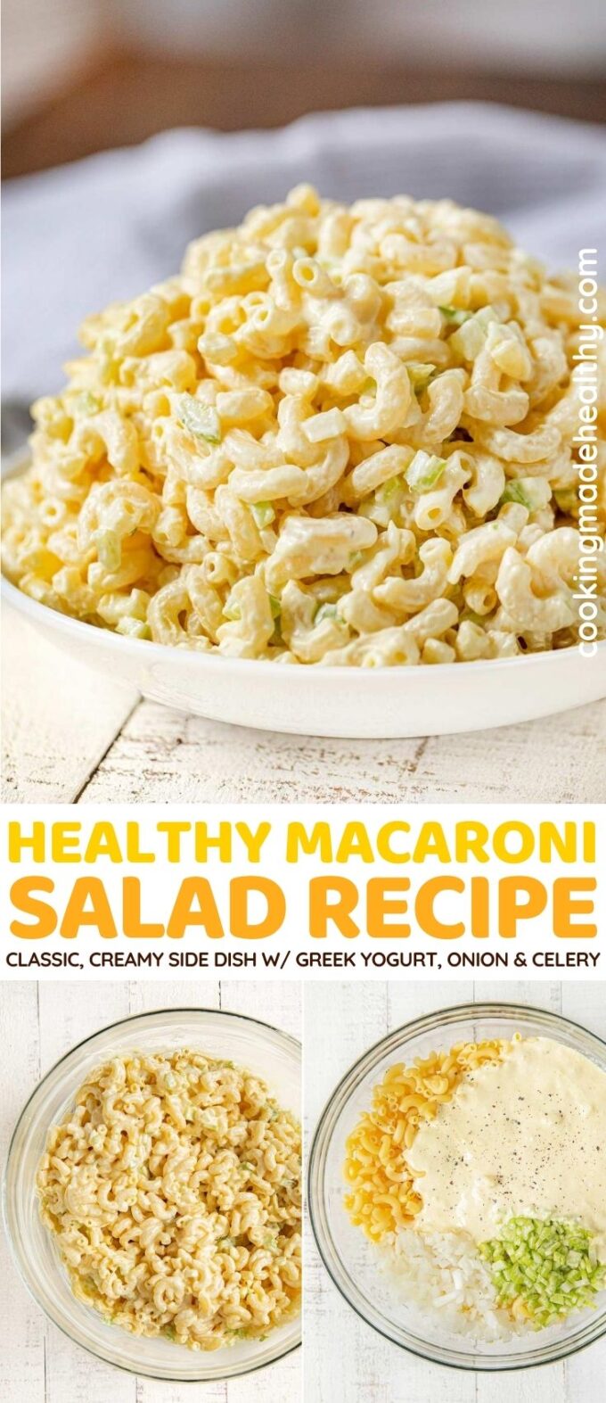 vegan macaroni salad with yogurt