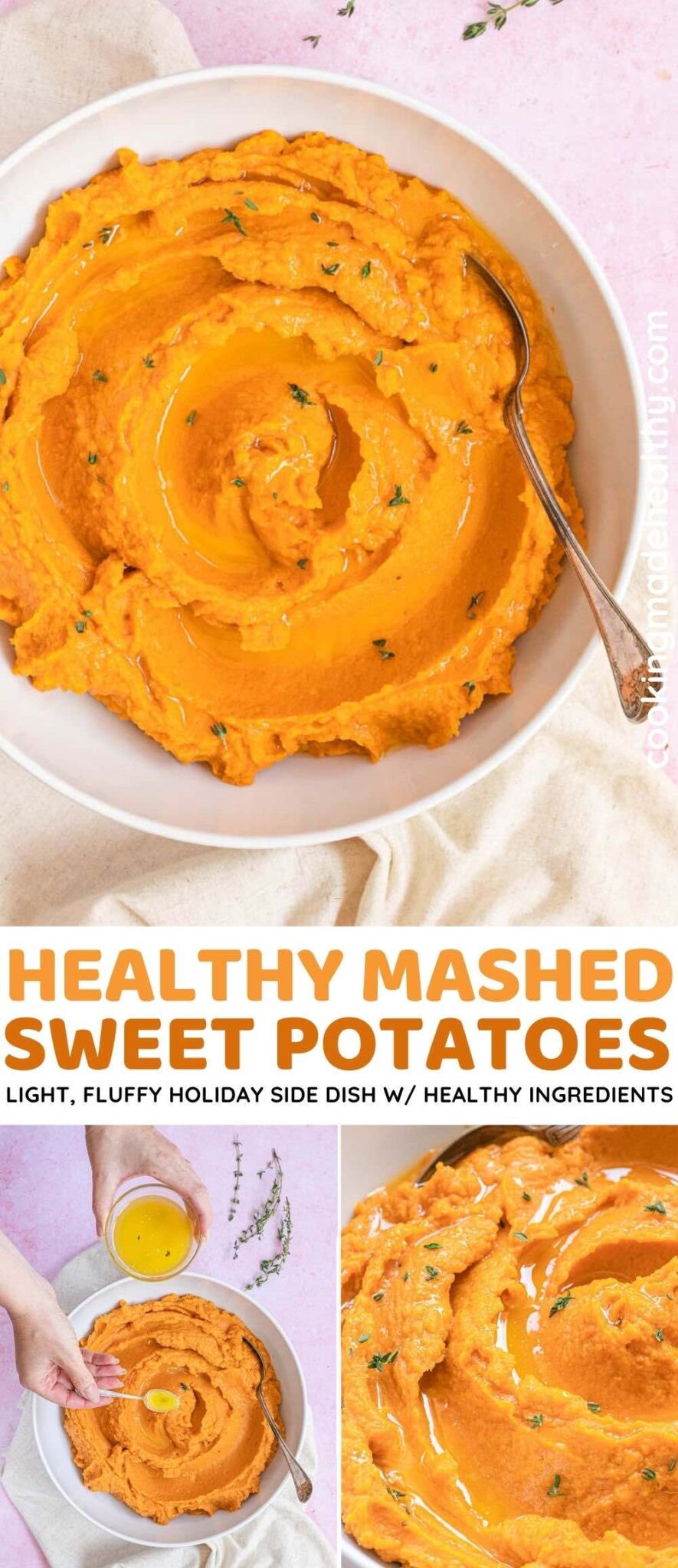 Healthy Mashed Sweet Potatoes Recipe - Cooking Made Healthy